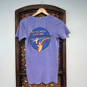 Aviator Nation Purple Tee with Graphic